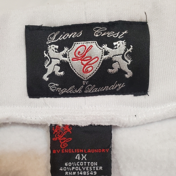 Lions Crest Mens Big & Tall Thick Sweatpants Material with 3 Pockets - Picture 3 of 3